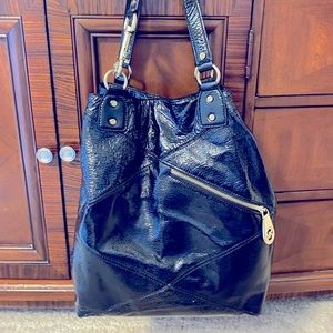 Black Michael Kors Patent leather Tote bag